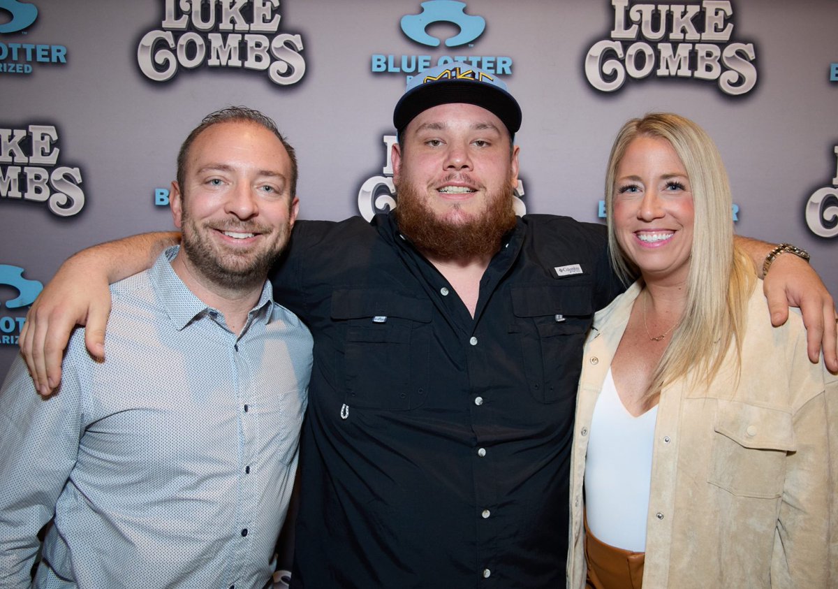 Had an absolute blast at the Luke Combs concert last night in Milwaukee. @kaylakriesel winning meet and greet tickets, made the night even more awesome.