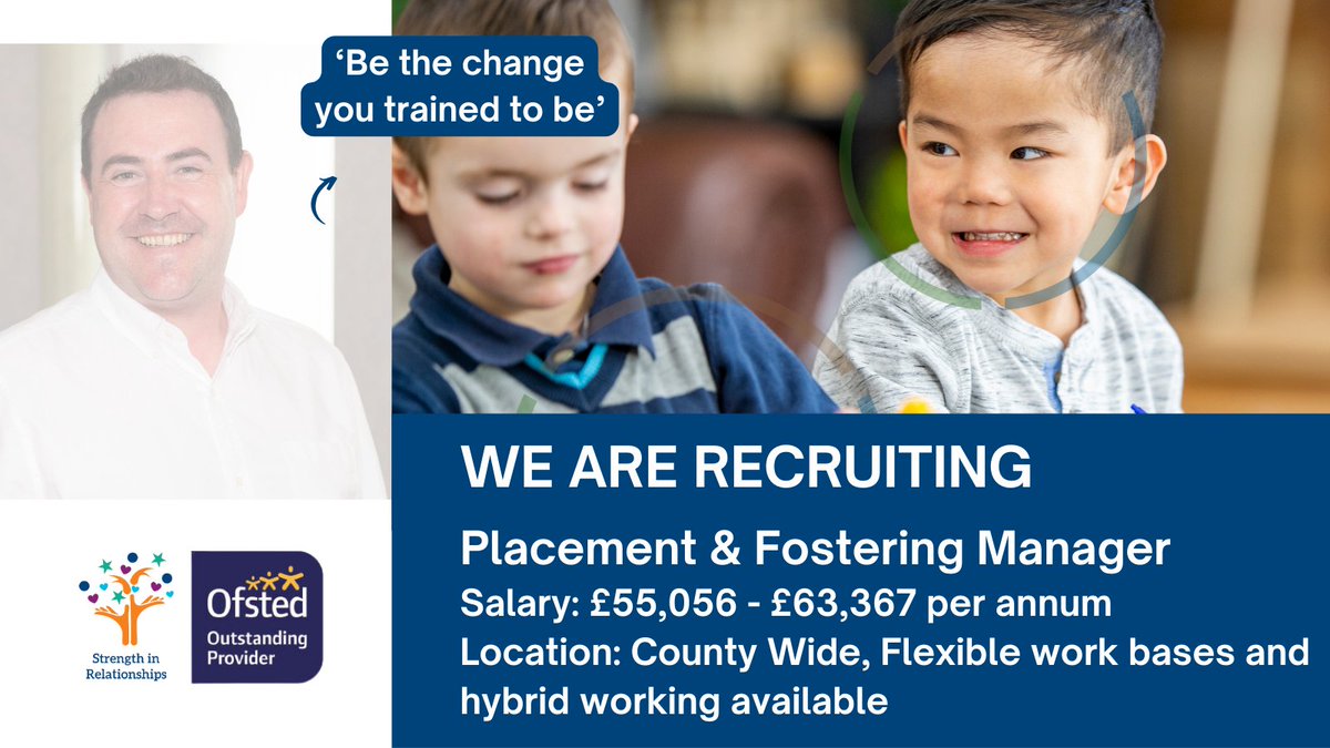 📣 Calling all #socialworkers!!

We have a new opportunity to join @northyorksc ’s Children and Young People Service as a Placement & Fostering Manager.

Check out our current opportunities - bit.ly/ChildrenandFam… 

#NorthYorkshireCouncil #Fostering #SocialWork