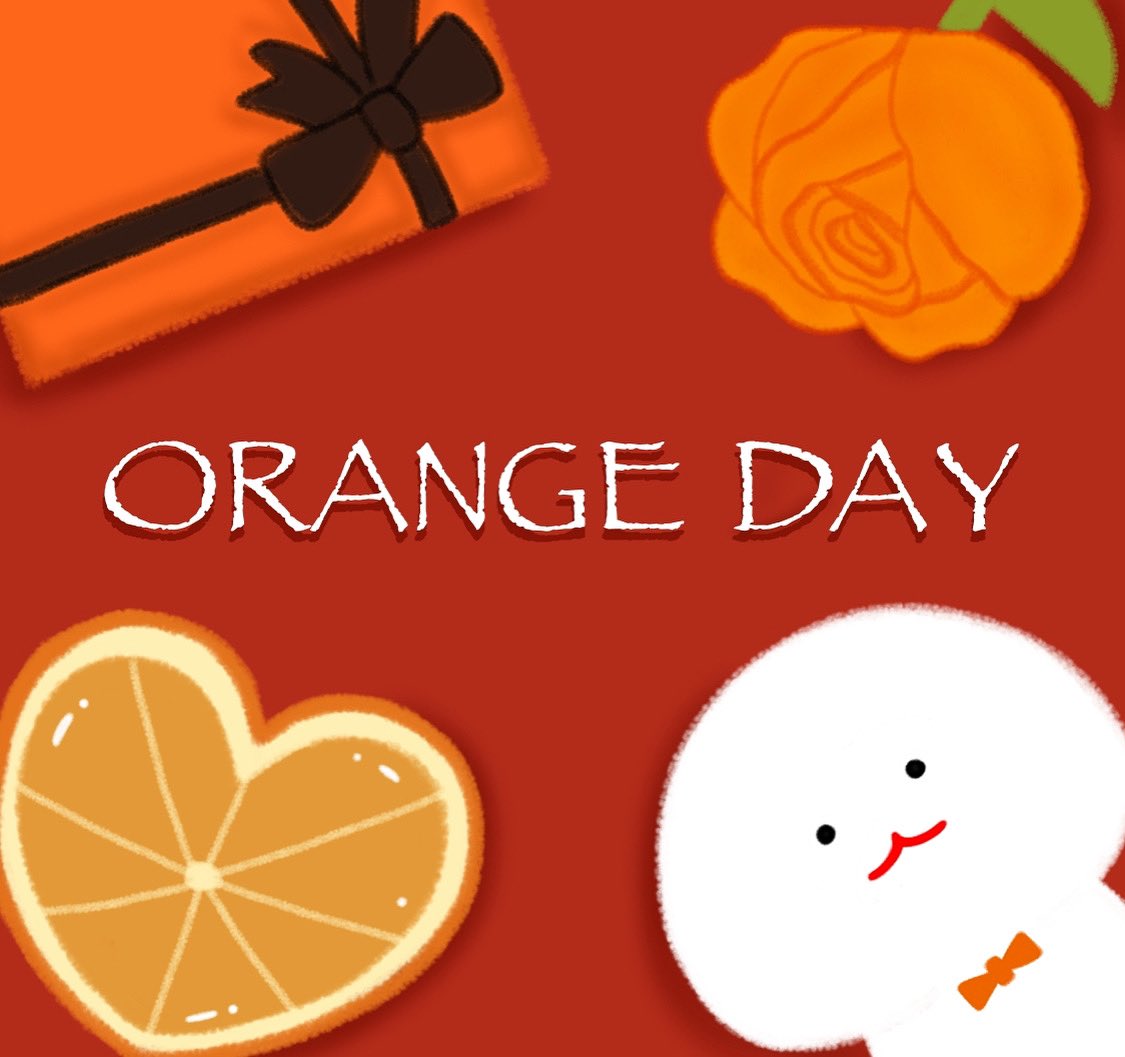 今日はオレンジデー🍊

バレンタインデーとホワイトデーを経て結ばれた2人がお互いの愛をさらに深め合う日です🧡

#ART祭 #イラスト #芸術の輪 #絵描きさんと繋がりたい #みんなで楽しむTwitter展覧会 #みじめちゃん #LINEスタンプ #絵柄が好みっていう人にフォローされたい #オレンジデー #orangeday