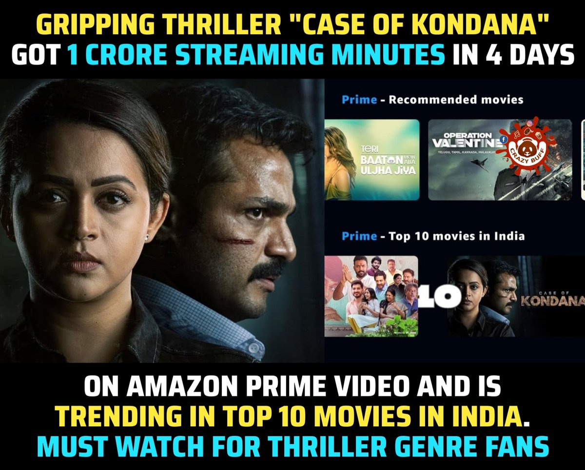 Gripping thriller #CaseofKondana is trending on #AmazonPrime.