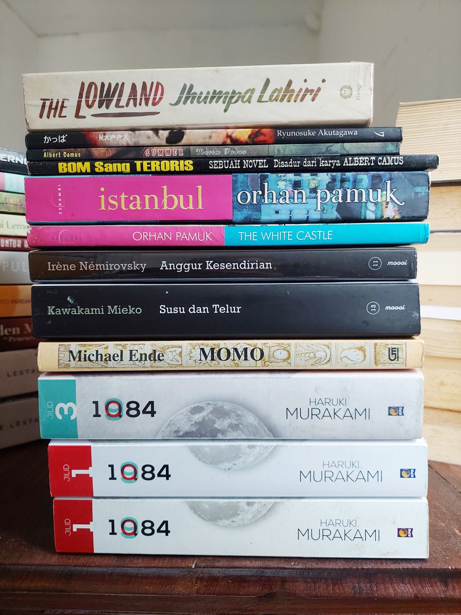 Saya ingin menjual buku-buku bekas atau preloved. Semuanya dijamin original.

Silakan DM saya jika tertarik memesan, ya.

Tolong bantu RT atau likes-nya, Teman-Teman. 🙏

wts buku novel bekas pramoedya ananta toer cil hc merah kura-kura berjanggut aroma karsa raden mandasia