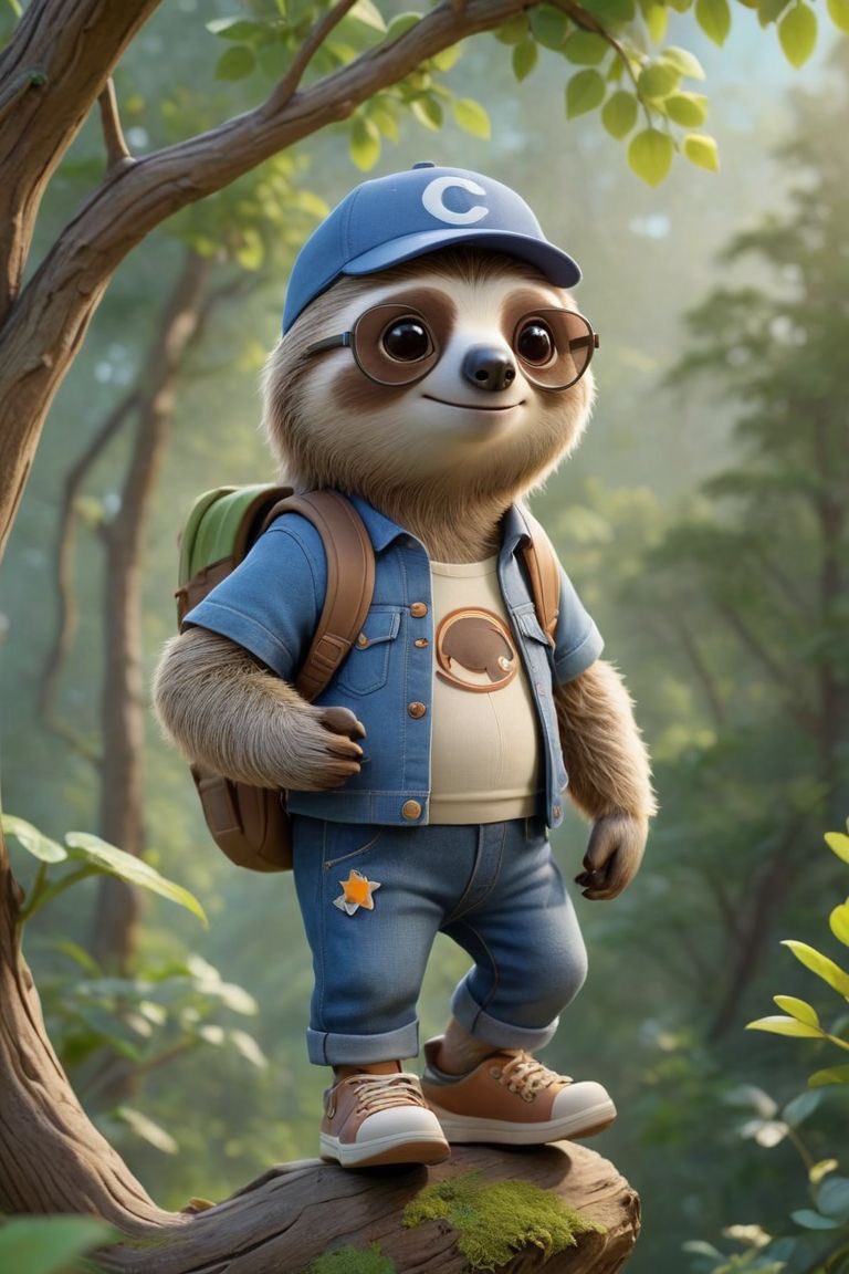 GalacticGainsV's tweet photo. 🌿 Lazy Sunday vibes in the GalacticGainsVerse

Sloth takes a leisurely stroll through the treetops, pausing to admire the serene beauty of the cosmos. 

With each gentle sway of the branches, he finds solace in the rhythm of nature. #LazySunday #GalacticGainsVerse #Sloth #CryptoX #GalacticGains