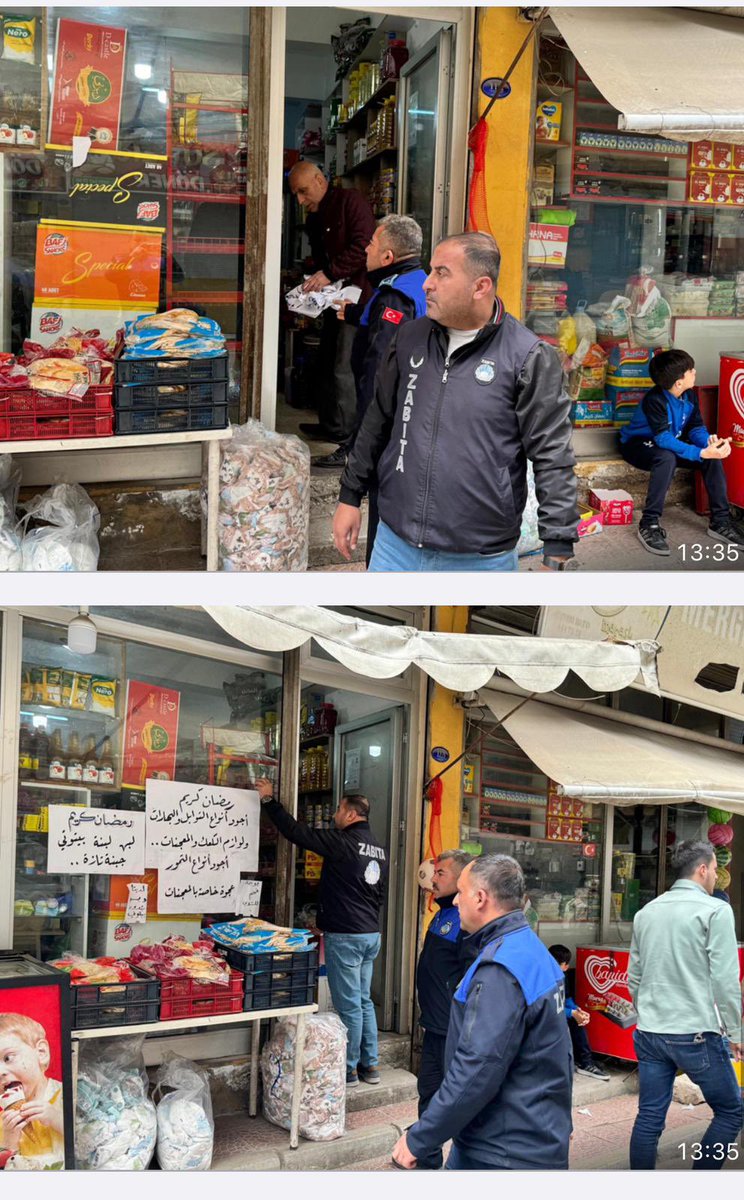 Zabıta Müdürlüğü’ne bağlı zabıta ekipleri, Arapça tabelalı iş yerlerine yönelik denetim başlattı. Yapılan denetimlerde zabıta ekipleri, işyerlerinde Arapça tabela ve posterleri sökme işlemine başladı. İşyeri açma ve çalıştırma ruhsatı olmayan esnaflara uyarıda bulunuldu.