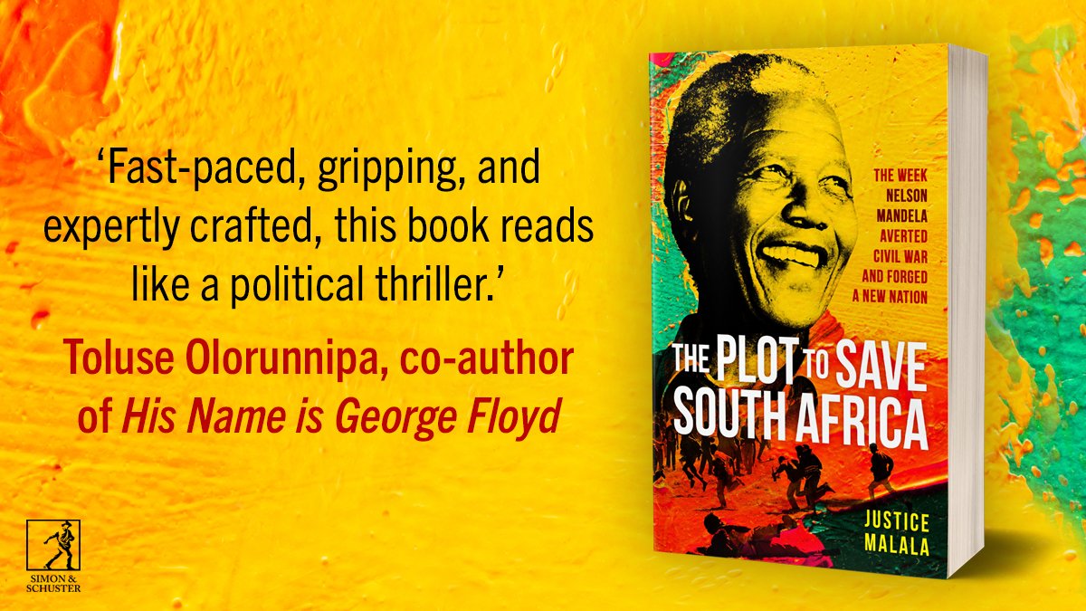 ‘This book reads like a political thriller’ @ToluseO 'Gripping and important' @ObsNewReview The Plot to Save South Africa by @justicemalala is out now in paperback simonandschuster.co.uk/books/The-Plot…