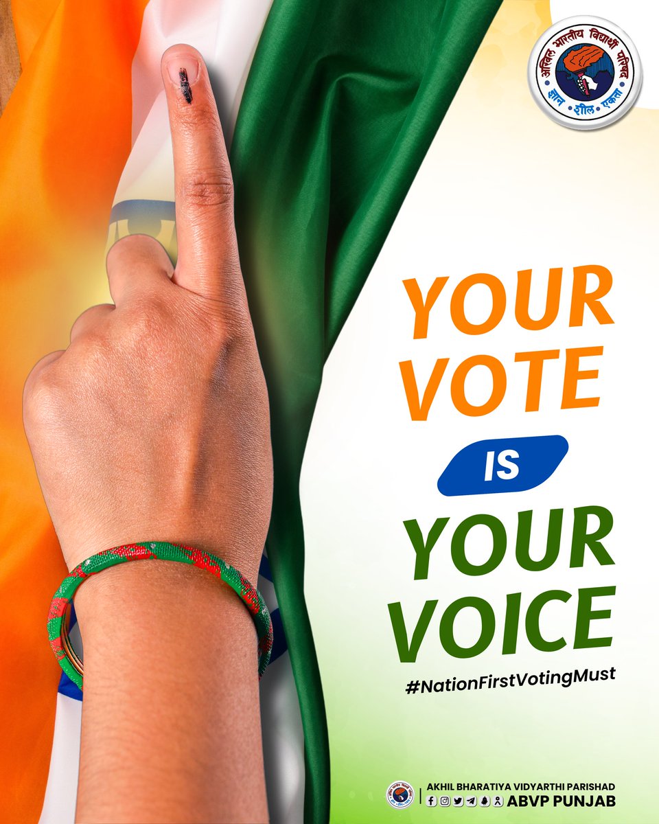 Your voice matters! Every vote shapes the future of our democracy. Let's make a difference together. #NationFirstVotingMust