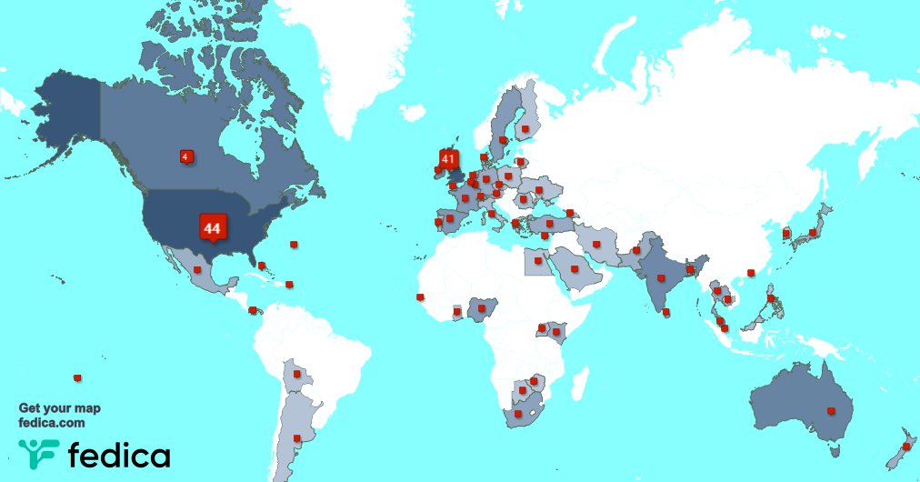 I have 3 new followers from USA, and more last week. See fedica.com/!DaddyandEmma