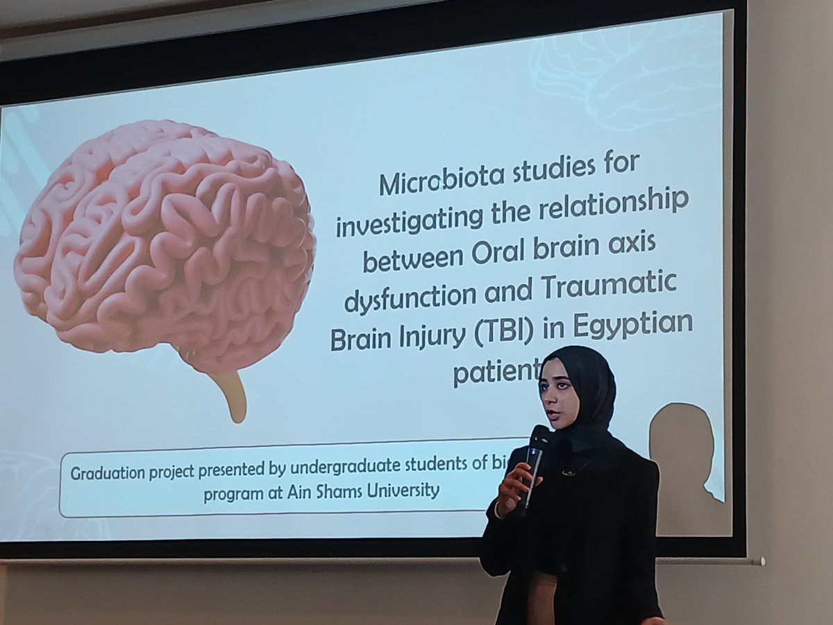 AUCNeuro's tweet photo. Brain Awareness event @AUC 
Ain Shams University undergraduate students present their research. https://t.co/PMPwBRobVy