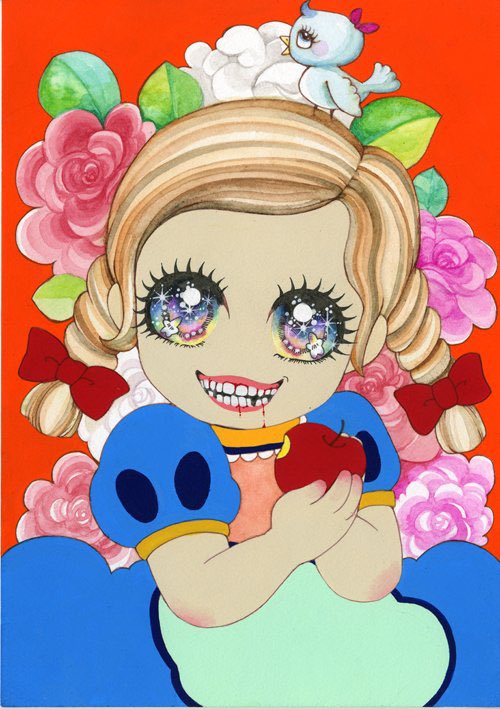 gonhanamizz's tweet photo. 2010年の大学の卒業制作🌹
おマヌケ美少女図鑑 https://t.co/BC4rAssspr