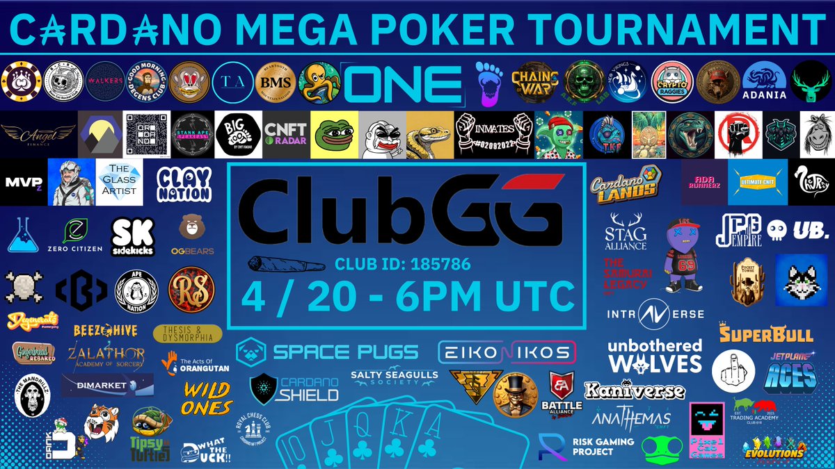 MEGA POKER TOURNAMENT UPDATE We just hit 90 projects. If you would like to join us, please reach out in DM here or in Discord. How to REGISTER for the Tournament in the connected TWEET! x.com/Adamj_NFT/stat…
