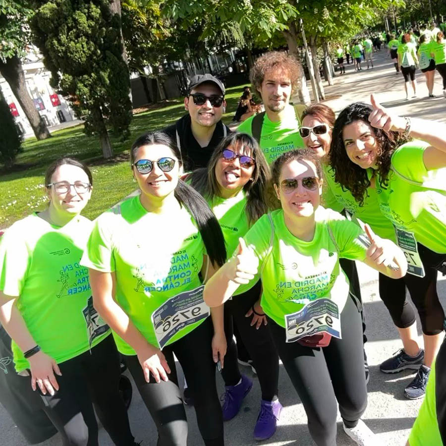 Próxima Energía juntos contra el cáncer. No podíamos faltar en la XI Carrera Madrid en Marcha Contra el Cáncer que organiza la @ContraCancerMAD. Hemos derrochado toda nuestra #energía e ilusión ¡Gracias a todos porque lo importante siempre es participar! #todoscontraelcáncer