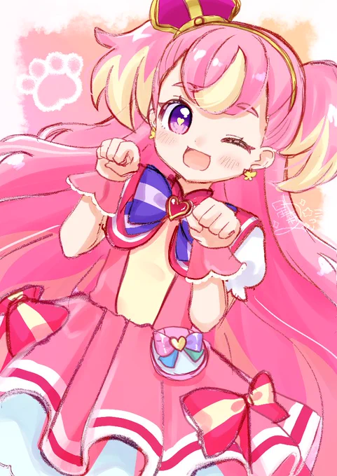 来週のわんぷりキュアニャミーが楽しみすぎますーーー #一次創作作家のファンアート 