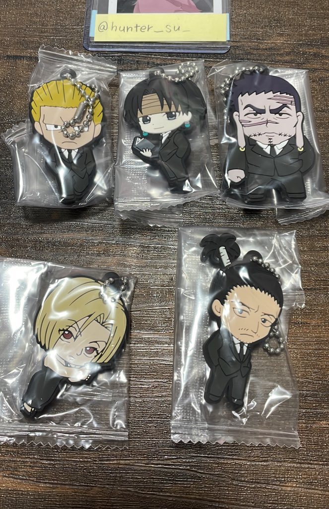 hunter_su_'s tweet photo. 交換　HUNTER×HUNTER ガチャ　ラバスト
譲）フィンクス　クロロ　フランクリン　パクノダ　ノブナガ
求）同種クラピカ 
一点のみ求めてるため、複数提供可能
郵送のみ。お気軽にお声掛けください。 https://t.co/o5qWfuzvlq