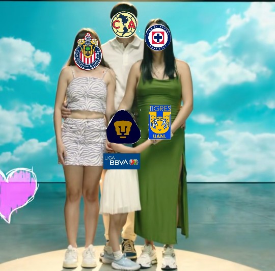 Heecrico's tweet photo. Así las cosas en el fútbol Mexicano @ClubAmerica @Chivas @CruzAzul @TigresOficial @LigaBBVAMX  @PumasMX https://t.co/hbFDs21Jq5