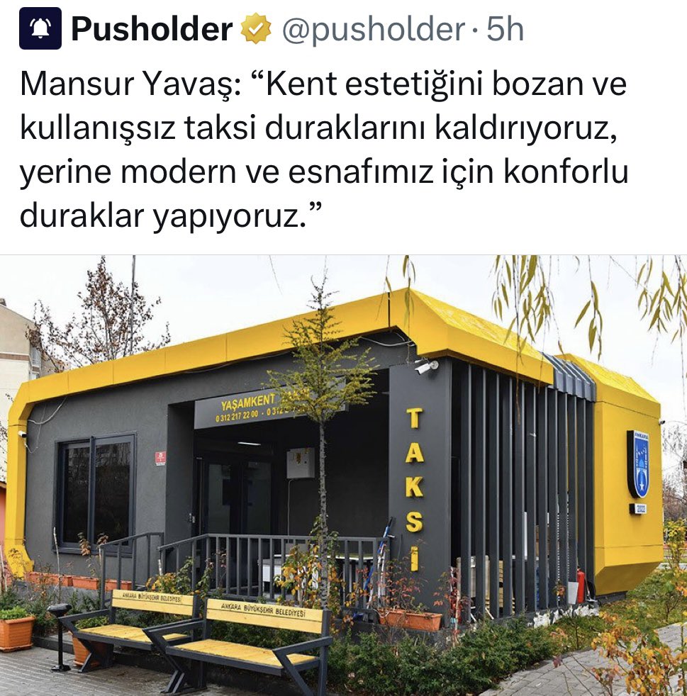 Halkın vergisi niye taksici para kazansın diye harcanıyor? Kuryeler ve TAG sürücüleri için dinlenme tesisi istiyoruz o zaman. Devlet asla sermaye sahibine vergi geliri kullanarak yardım etmemeli.