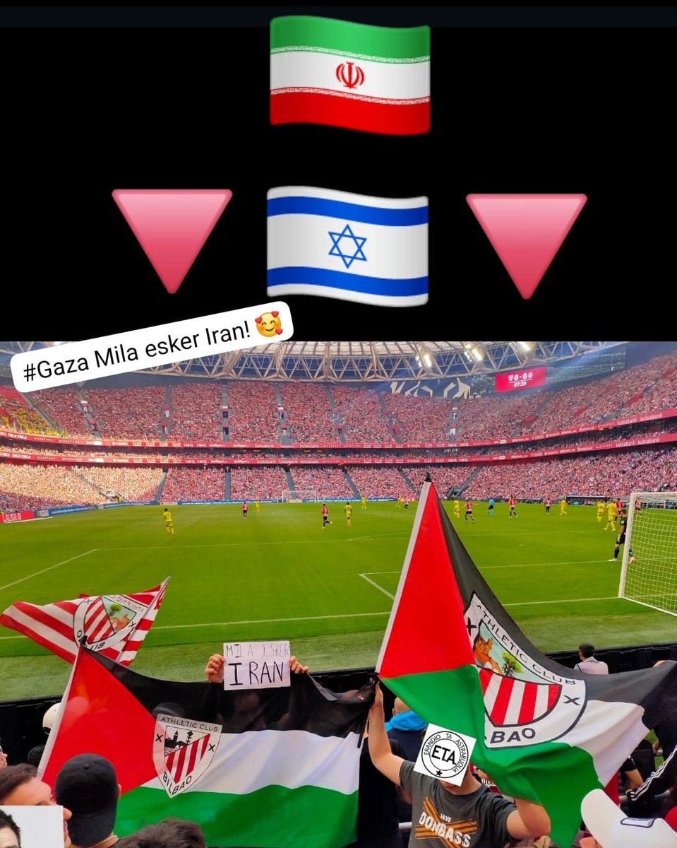 🤜🏻🇮🇷🇵🇸🤛🏻 #AthleticVillarreal Mila esker Iran.