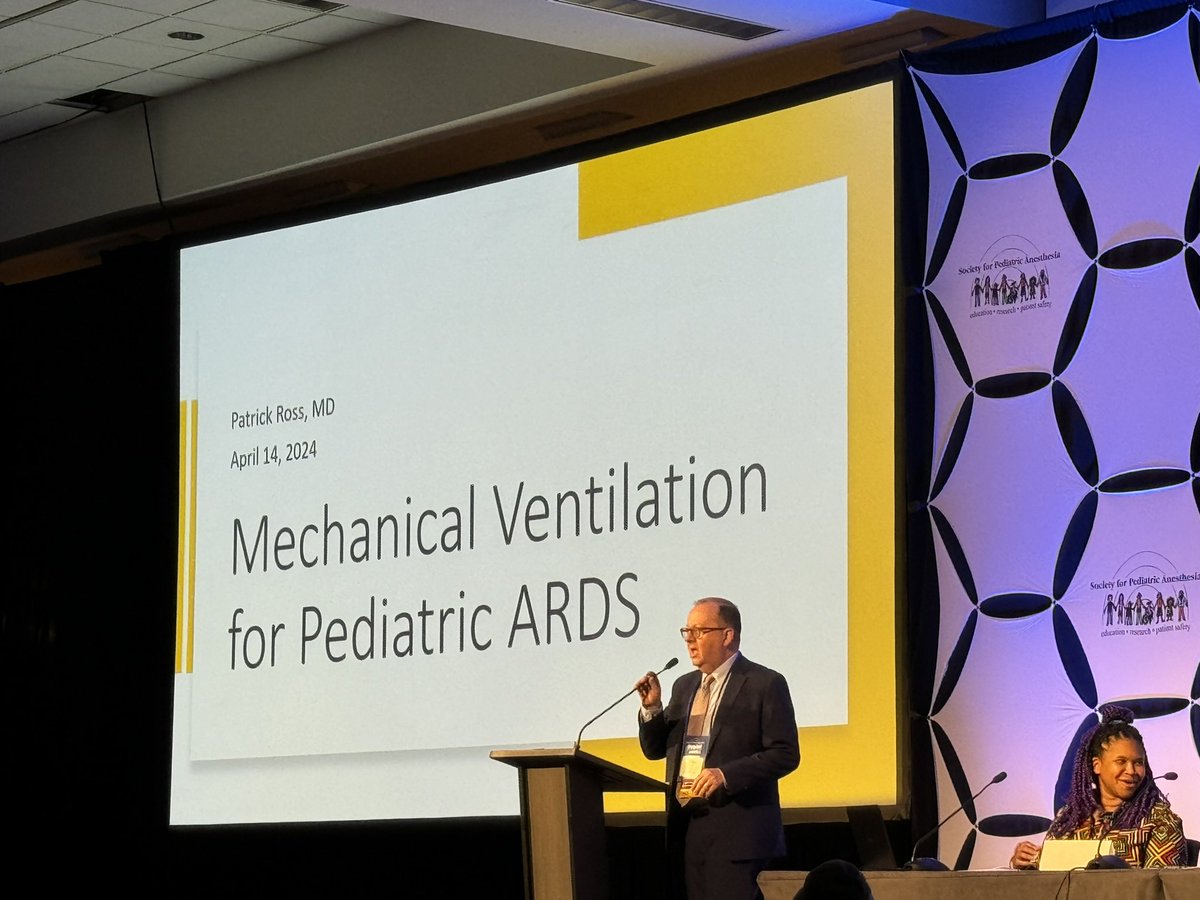 Patrick A. Ross, MD (@DrPatrickRoss) - Mechanical Ventilation for Pediatric #ARDS #PedsAnes24 #PedsAnes #PedsICU