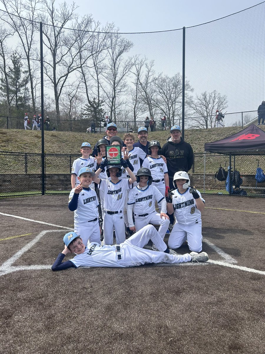 The Maine Lightning Gold are your 11U Silver Bracket Champions at the Select NE Championship Tournament at the New England Baseball Complex! #champions @NEBComplex