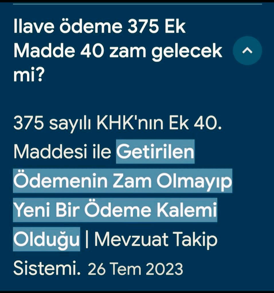 #VayBe olacak iş değil!
Memur Emeklisi ilave ödeme  hakkını almasın diye meclis temmuz ayında ek madde yoluyla  maaşının yarısına el koydu
✔EK MADDE İPTAL EDİLSİN
@nowhaber
#MemurEmeklisininSeçimdekiGücü