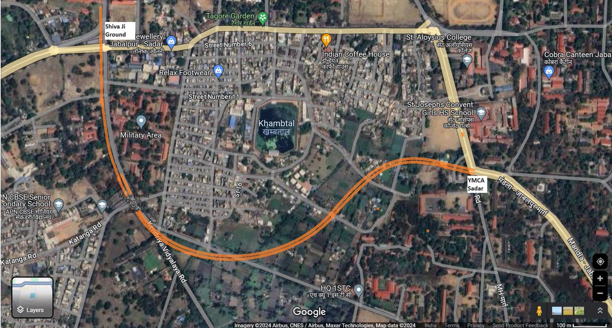 #Jabalpur
Since traffic on Mandla Road is increasing, at many times, huge traffic jams have been witnessed near St. Aloysius College. Nagar Nigam/Cantt. should work upon diverting this traffic by constructing a new road between YMCA to Shivaji Ground.
<a href="/MPRakeshSingh/">Rakesh Singh</a> <a href="/JagatAnnu/">Jagat Bahadur Singh 'Annu'</a>