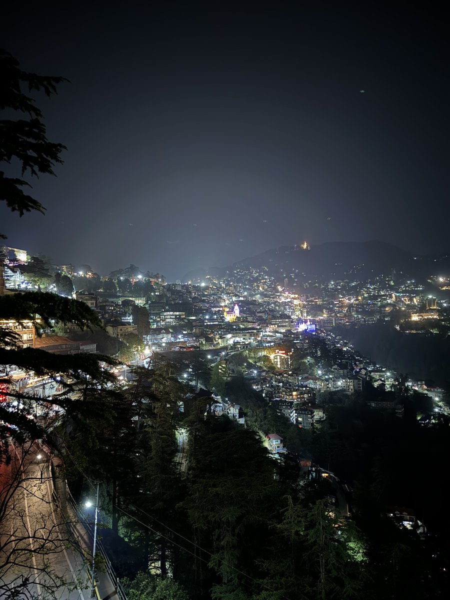 Night view in Shimla. #NightPhotography #Shimla