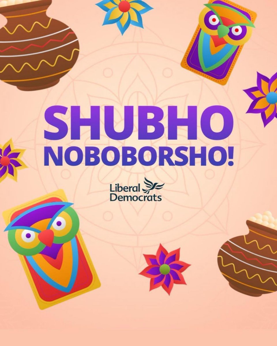 Just realised today is also Bengali New Year! Wishing the Bengali community a peaceful and prosperous new year - Shubo Nobo Borsho!