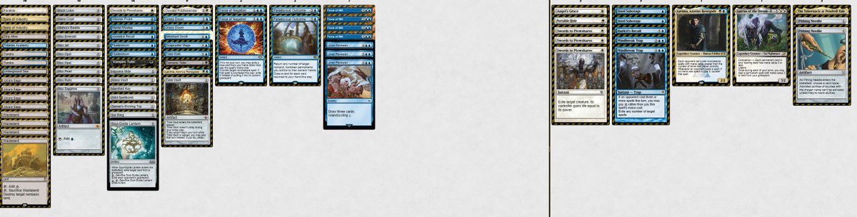 Bartvehs's tweet photo. Lost an insane finals against @CKikidis in the vintage challenge, copied Sprouts Lurrus Saga build and it was quite good! https://t.co/bkJ0ousAAY