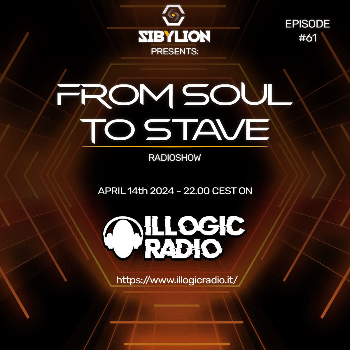 Will it sound Illogic? I think so! FSTS #61 will be waiting for you on @IllogicRadio today at 10pm CEST! 🔊🔊💣💣
Link to listen: illogicradio.it

#trance #trancefamily #sibylion #fromsoultostave #radioshow #musicproduction