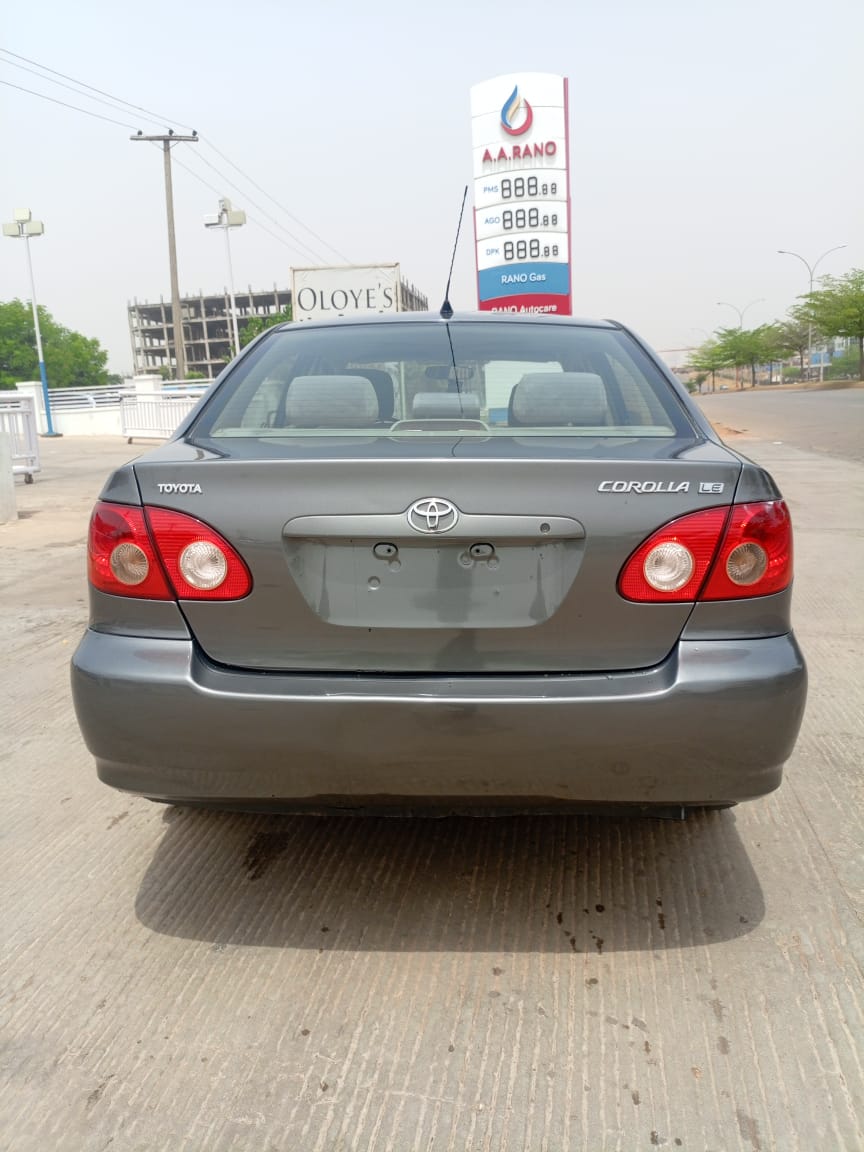 Unregistered Toyota Corolla LE 2006 model First Body 4.9 million only 📍Abuja