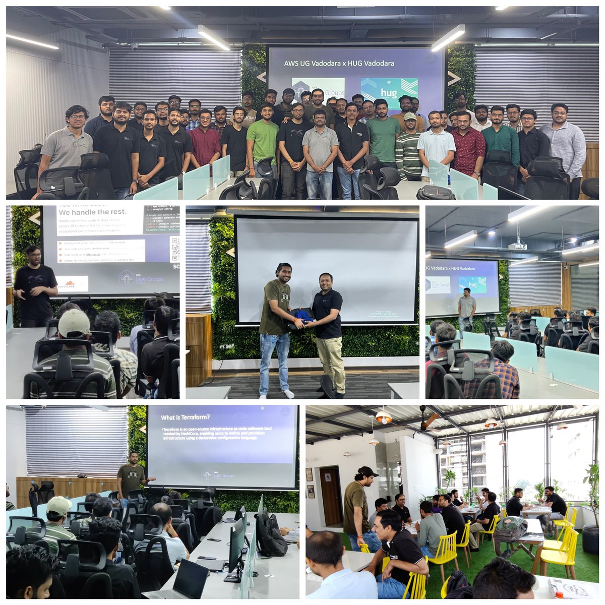 👏 Another fantastic meetup in books! A deep dive into #AWS #EKS with #Terraform by speaker @PatniTapan, hands-on session, goodies & delicious food made it a memorable event. A big thank you to our sponsors @atyantik_tech & @Cloudflare for their support! Stay tuned. #AWS