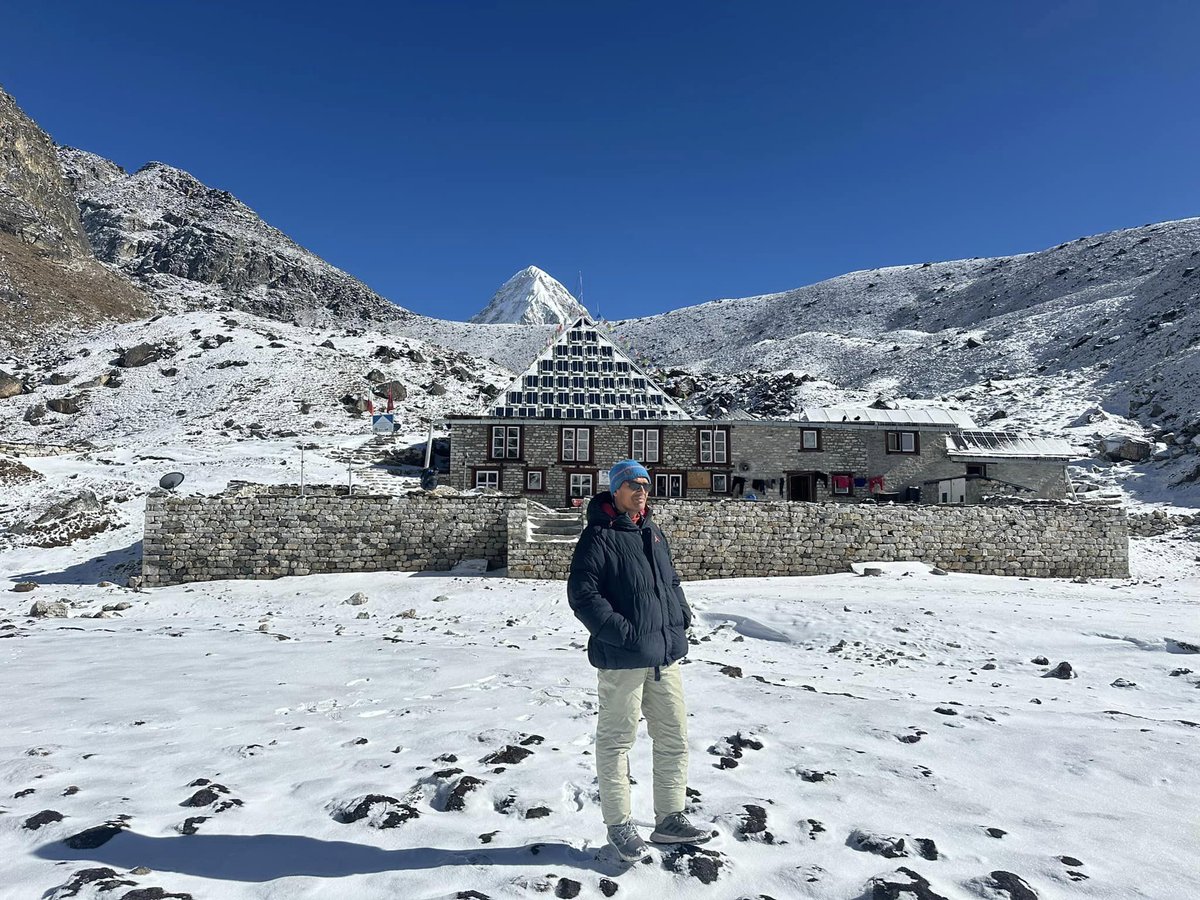 Himalayan Climate Boot Camp 2024 will convene at the Pyramid Lab in Lobuche (5060 m) in the Everest region. Journalists from SAARC countries will participate the event to create compelling stories on the effects of climate change. #HCBC2024 #pyramidLab Credit : Kaji Bista