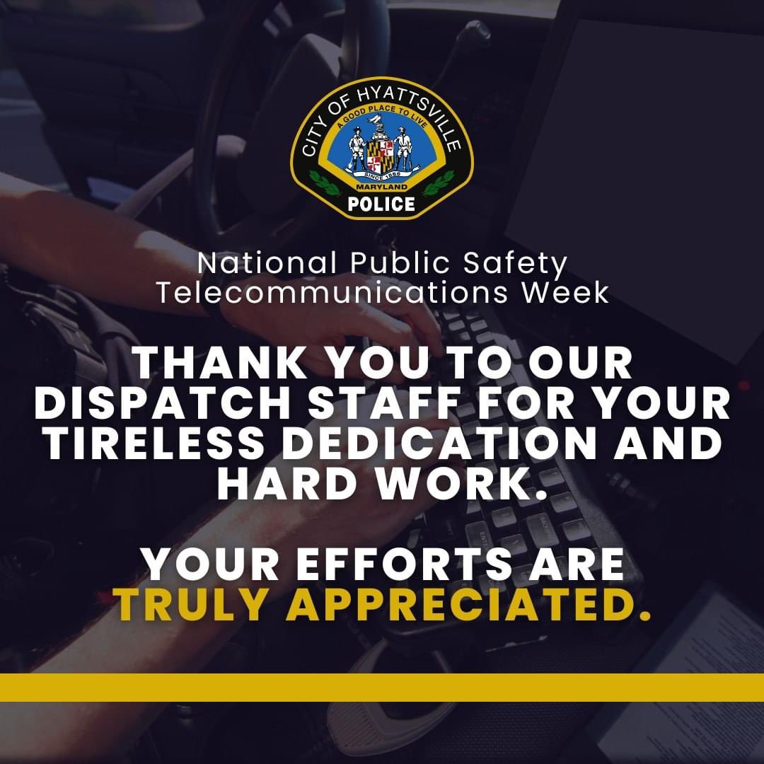 They are the calm voice in the chaos. They are our 'first' first responders. They listen, learn, and let us know that help is on the way. We couldn't this without our dispatchers. Here's to all who have answered the call to serve. Thank you. 💛 #NPSTW2024