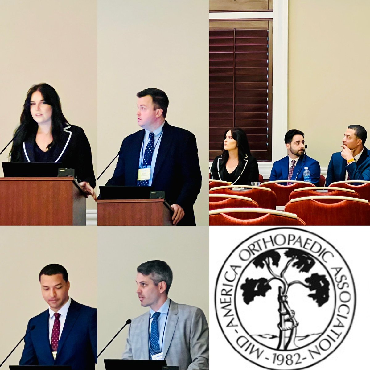 Great second Sport session at #MAOA spanning from shoulder, to hip, to knee and patellofemoral. Great to watch research fellows, residents, and colleagues #RockingIt from the podium.