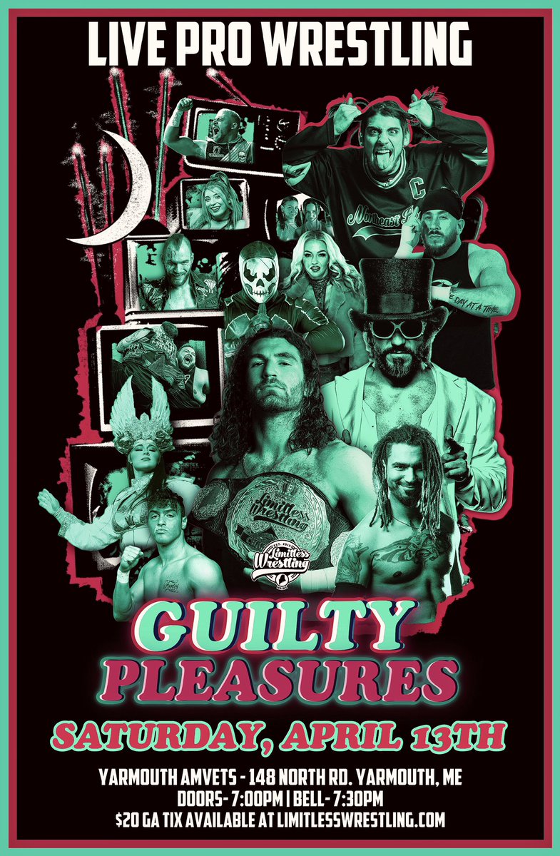 I have seen nearly 50 @LWMaine shows either in person or on @indiewrestling & I think Saturday's #GuiltyPleasures was the best one I have ever seen bell to bell. Catch the replay on IWTV this week.