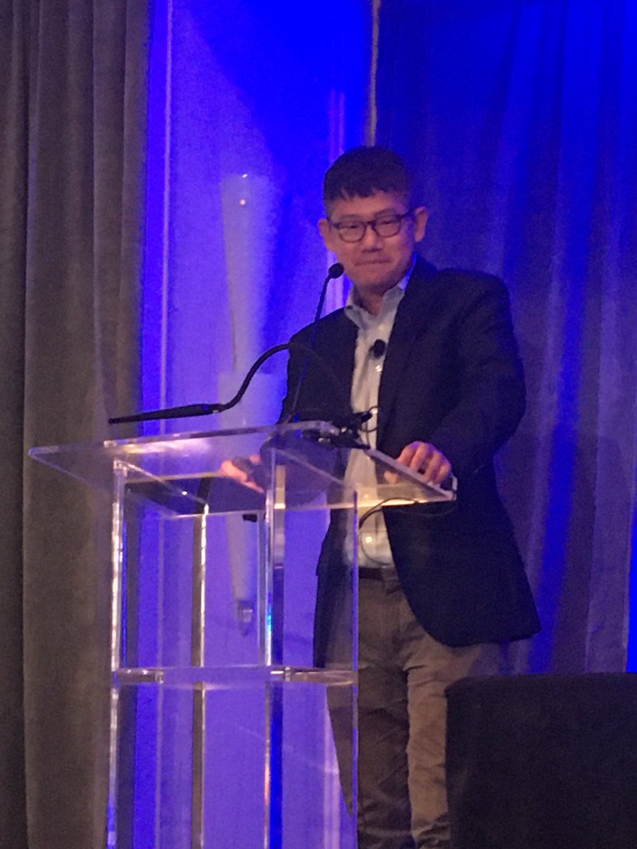 Hans Lee speaking in antibody drug conjugates for treatment of patients with multiple myeloma at the 17th International Workshop on Multiple #Myeloma in Miami, Day 2. @MDAndersonNews