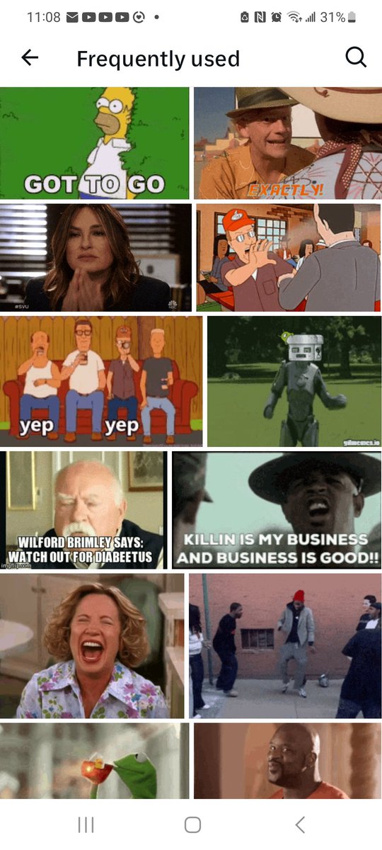 Screenshot your gif most frequently used screen 🤣🤣🤣🤣