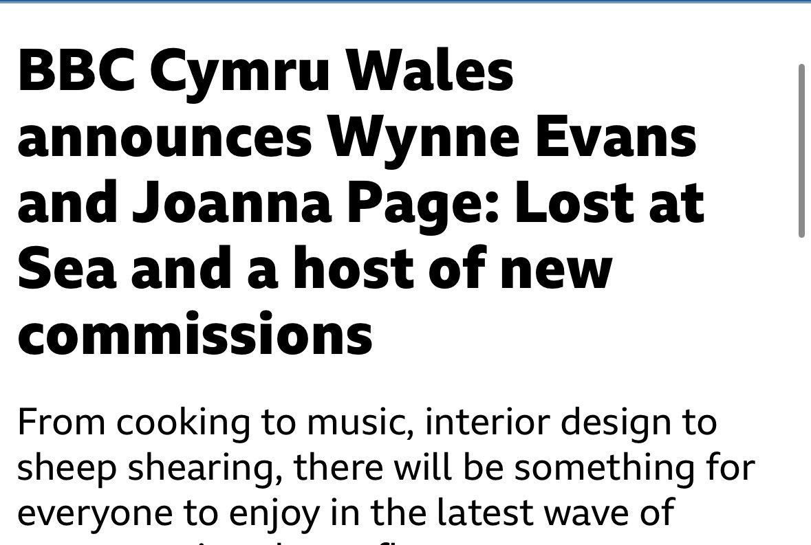 Really looking forward to this @BBCOne @BBCWales