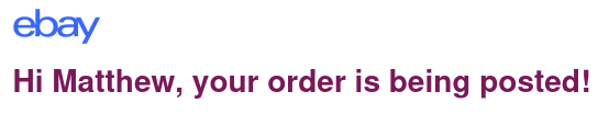 In my experience recently, @eBay_UK, this means nothing of the sort. I've been given tracking numbers and no tracking information has appeared for days after. Items haven't actually been posted until I open a dispute. And anyway, it's Sunday... @AskeBay