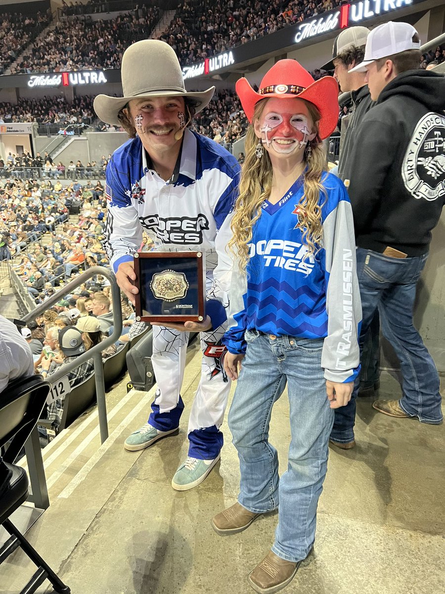 The Cooper Tire Fan of the night last night in Eugene was on their best @Flintrass impression!

#TeamCooperTire #BeCowboy
