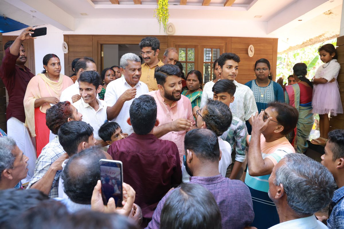 Vishu is the celebration of a new beginning and hope. Let's hope this year will bring positive and progressive politics in our nation. Sharing some moments from today's vishu celebrations...