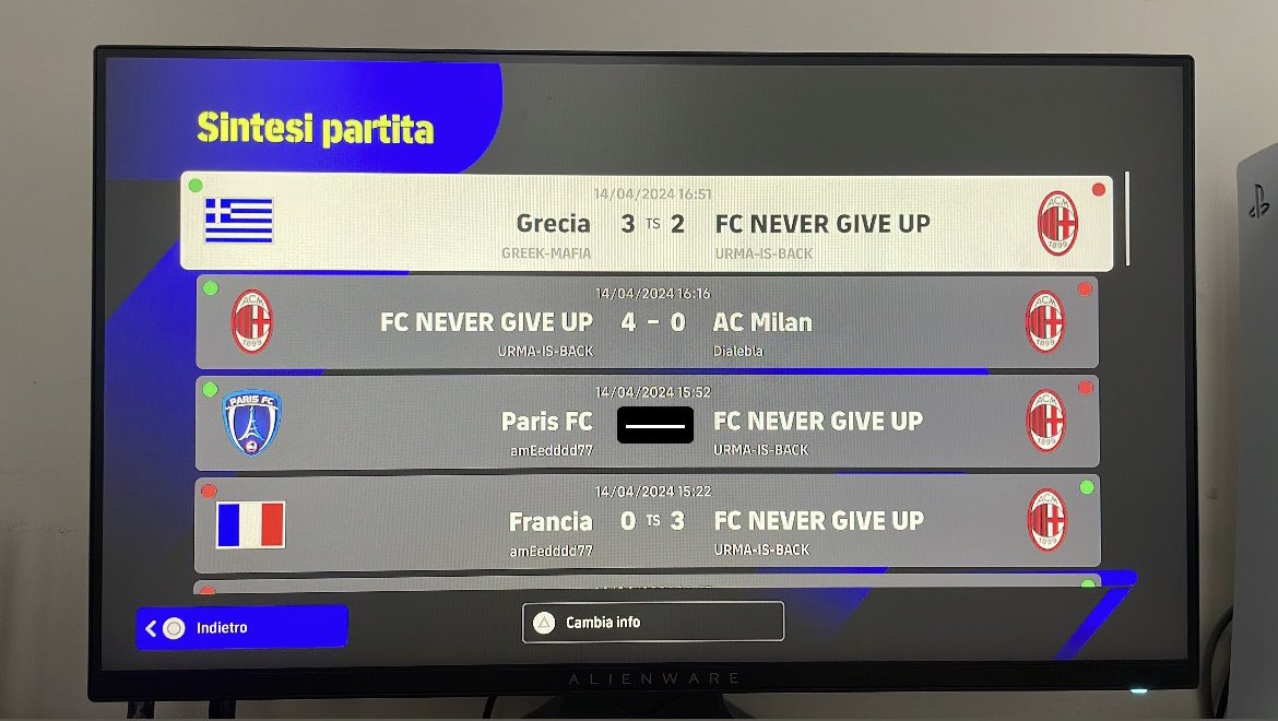 #eFootballOpen Round 3! 
Round of 16 vs amEeddd77☑️
Quarter Finals vs Dialebla ☑️
Semi-Finals vs Greek-Mafia ❌

One step away from the Regional Finals,
I lost 3-2 in extra time..
•Open 1= Quarter Finals ❌
•Open 2 = Quarter Finals ❌
•Inter = Group❌
•Open 3 = Semi-Finals ❌