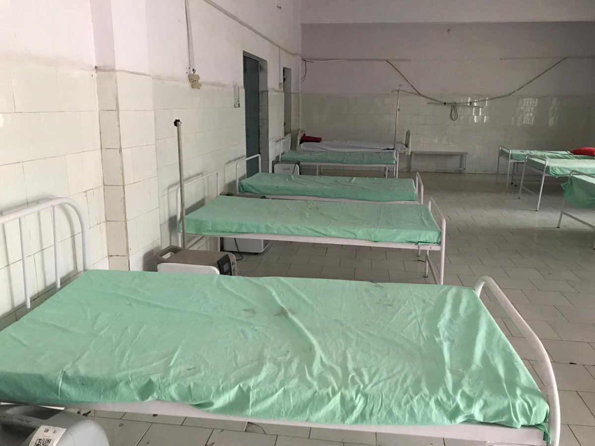 CMO_Sambhal's tweet photo. Inspection of CHC Pawasa for Cool room preparation for heat Wave Sambhal https://t.co/Wv8mVpfS0t