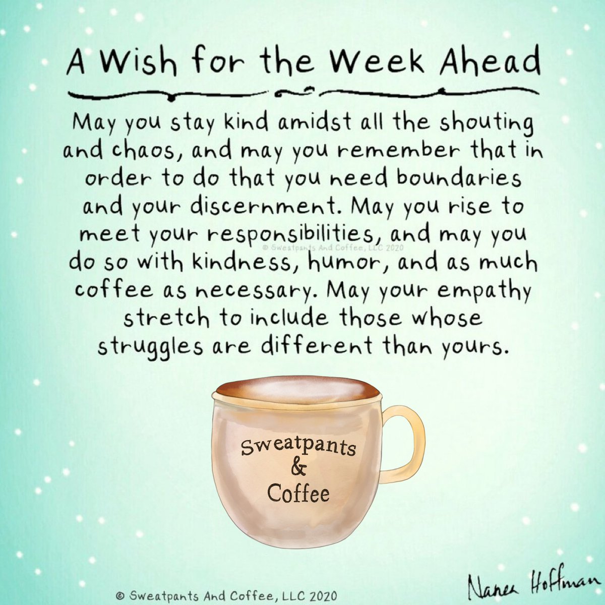 A wish for the week ahead 💙 ~ Nanea