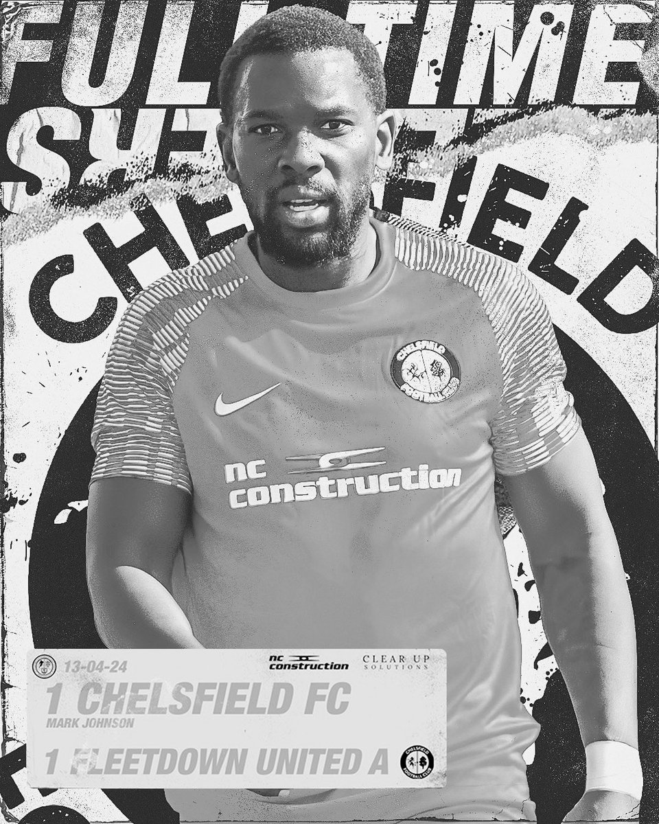 💥 FULL TIME 💥 

@FleetdownFC A 1-1 @Chelsfield_FC 

@LeagueSevenoaks Division 1 

Goals 
Mark Johnson ⚽️

#UpTheChels