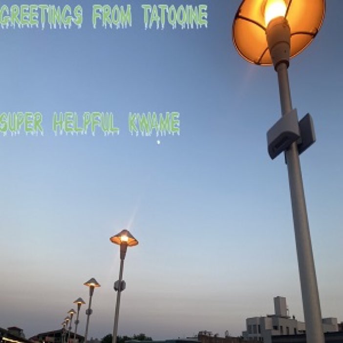 ICYMI: Greetings From Tatooine (EP) By <a href="/RasSHKwame/">Ras Super Helpful Kwame 13x</a> beknownposts.com/ep-greetings-f… #BeKnown