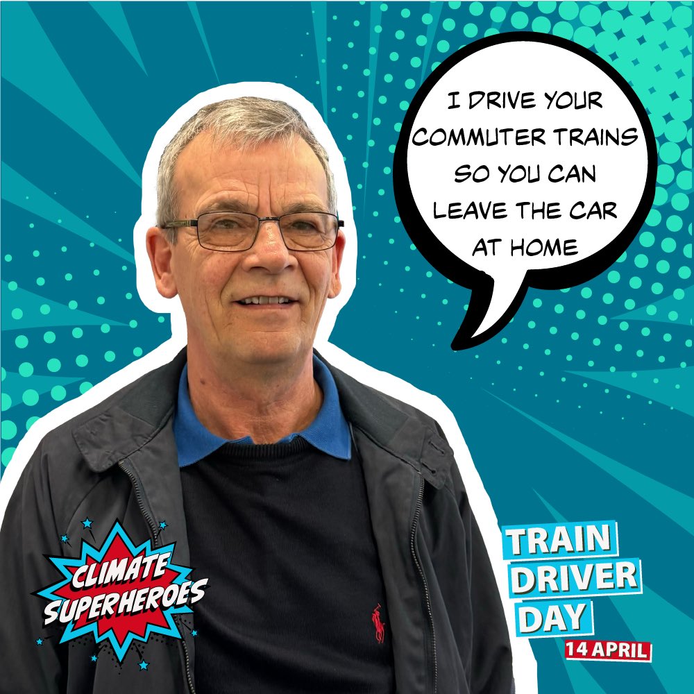 Commuting by rail is greener and ASLEF members drive so you don’t have to #NationalTrainDriverDay