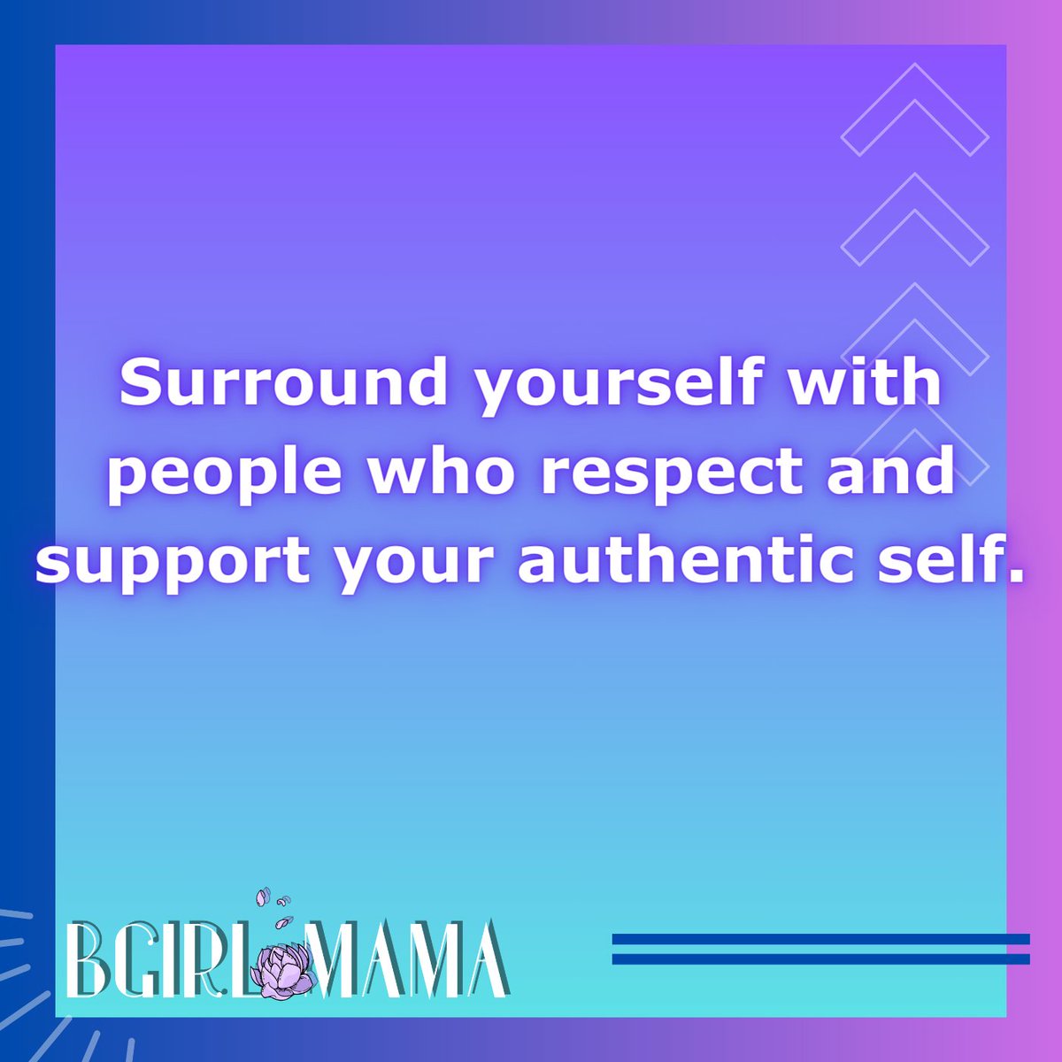 ✨ Transformative Inspiration ✨ Surround yourself with people who respect and support your authentic self.💗🚀🦄👽 #authenticself #respect #support #bgirlmama #unicornalien #transformativeinspiration