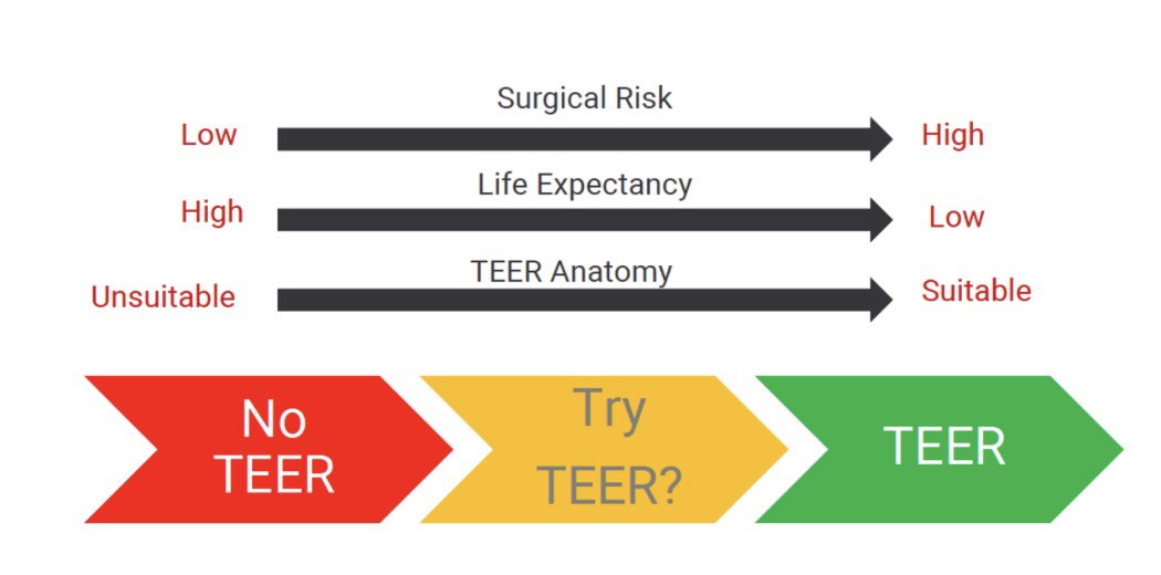 My Algorithm to triage TEER so that we do right thing for each patient! Surgery-TEER-TMVR