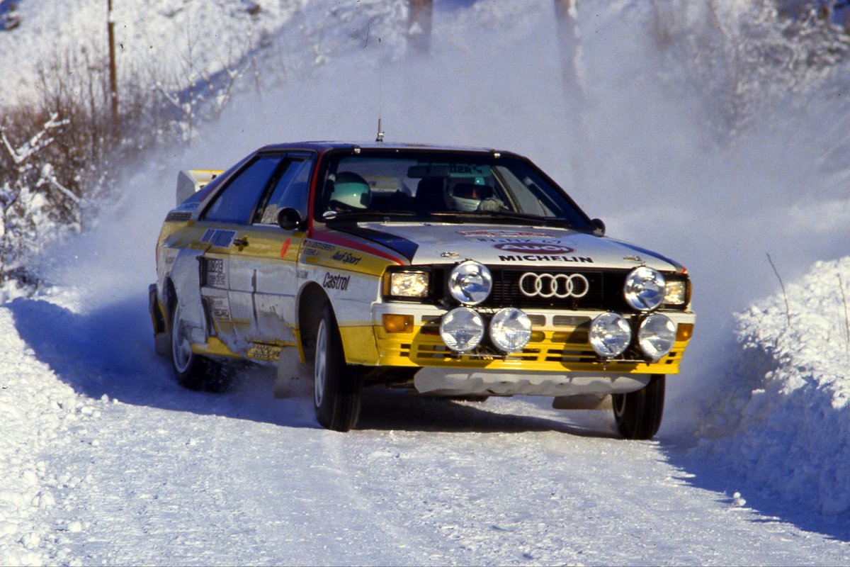 Walter Röhrl / Christian Geistdörfer, Audi Quattro A2.
WRC, Monte Carlo Rally, 1984.
 
#WRC #Rally #RallyMonteCarlo #Rohrl #Geistdorfer #Audi