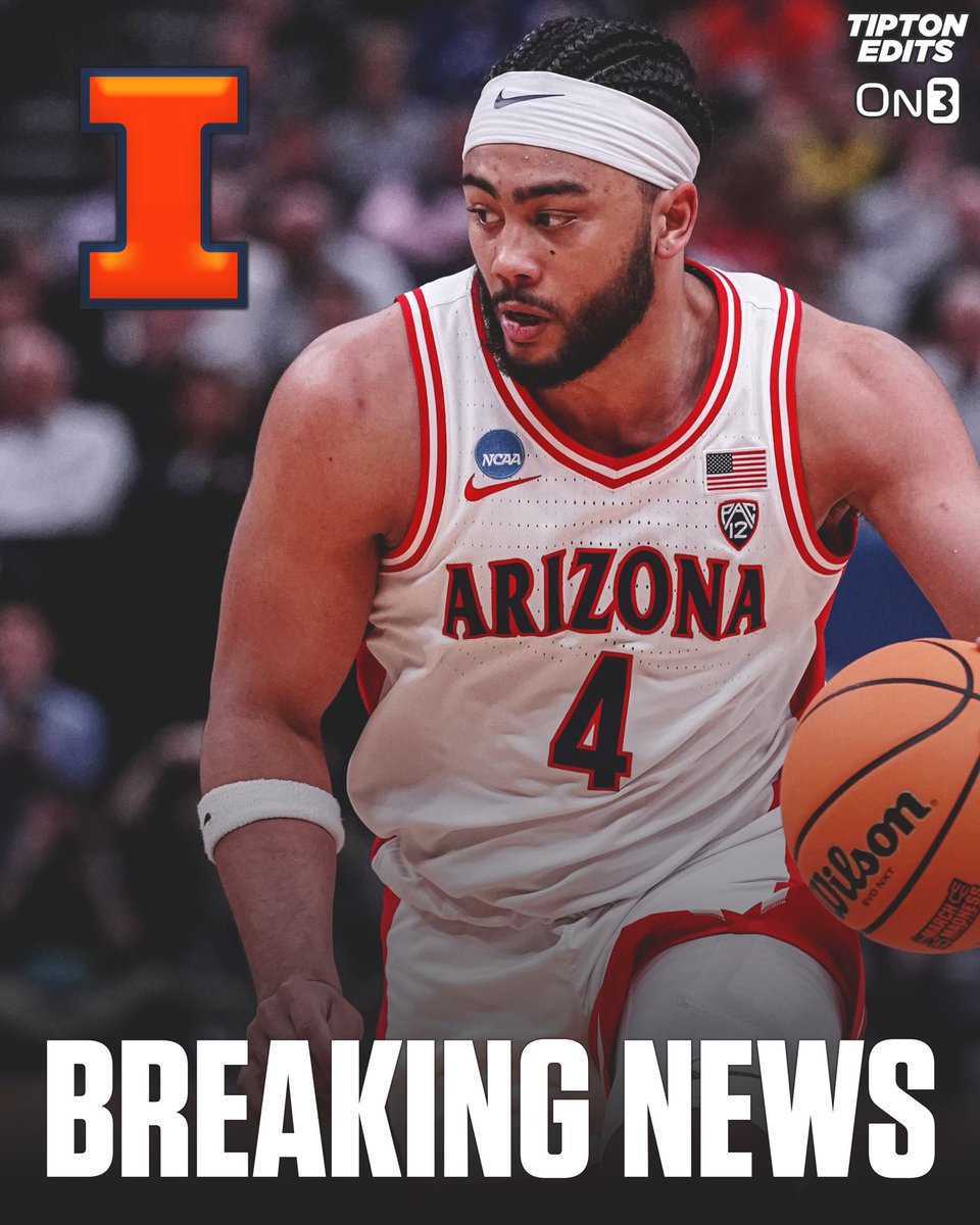 NEWS: Arizona transfer guard Kylan Boswell has committed to Illinois, @On3sports has learned. The former top-35 recruit and Champaign native averaged 9.6 points and 3.6 assists per game this season. on3.com/college/illino…