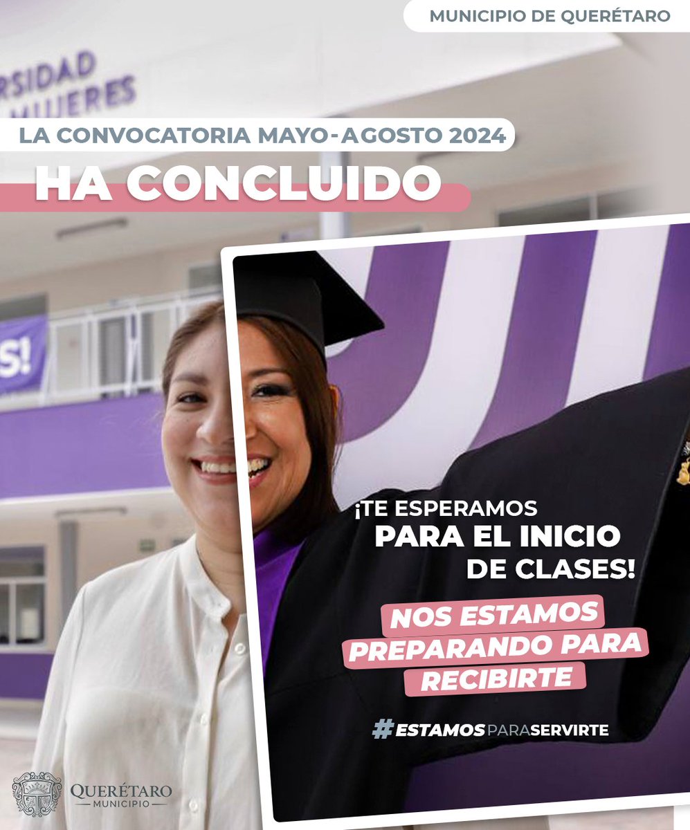 Bienvenida. 💜 Te esperamos muy pronto para el comienzo de las clases. #EstamosParaServirte 📚